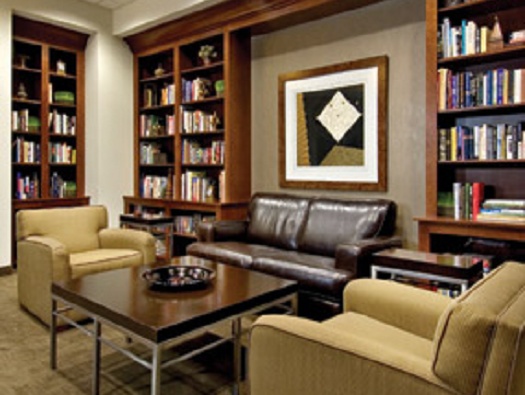 Library with Fireplace Library with Fireplace